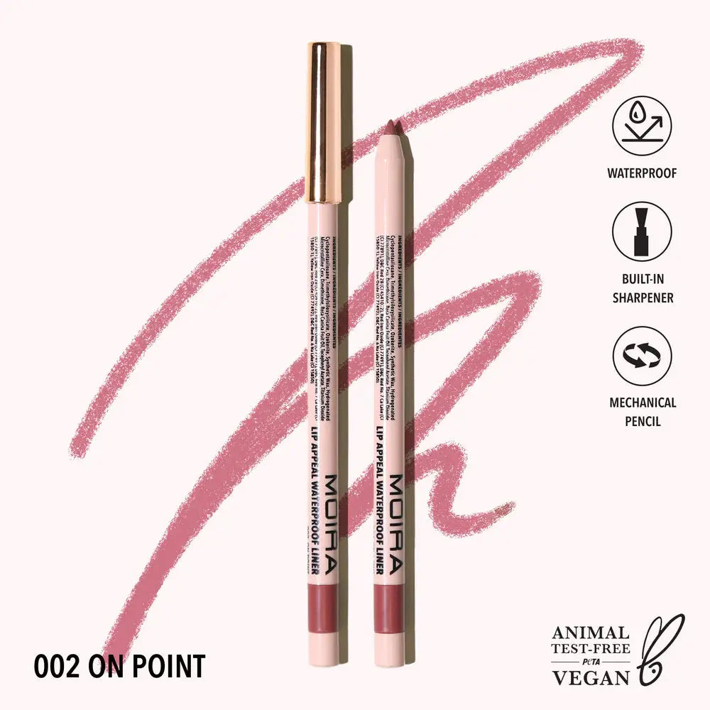 MOIRA Lip Appeal Waterproof Liner NAZ Beauty Shop Panama