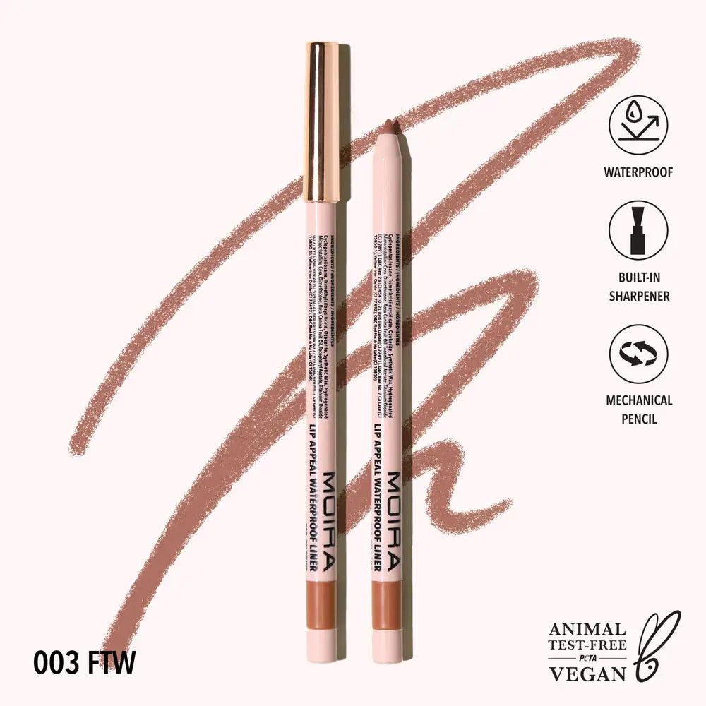 MOIRA Lip Appeal Waterproof Liner NAZ Beauty Shop Panama
