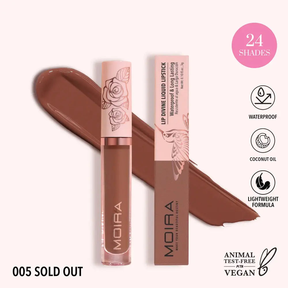 MOIRA Lip Divine Liquid Lipstick NAZ Beauty Shop Panama
