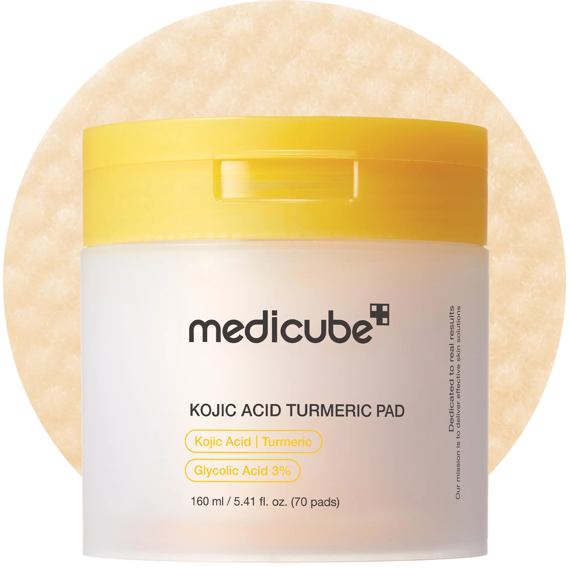 MEDICUBE Kojic Acid Turmeric Pad Exfoliante Aclarante Ácido Kójico Cúrcuma K-Beauty en Panamá — NAZ Beauty Shop