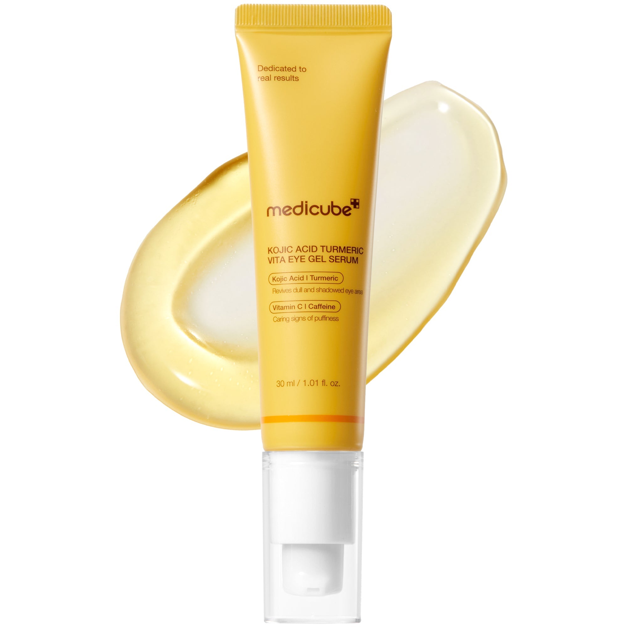 MEDICUBE Kojic Acid Turmeric Vita Eye Gel Serum contorno ojos aclarante curcuma comprar en NAZ Beauty Shop Panama