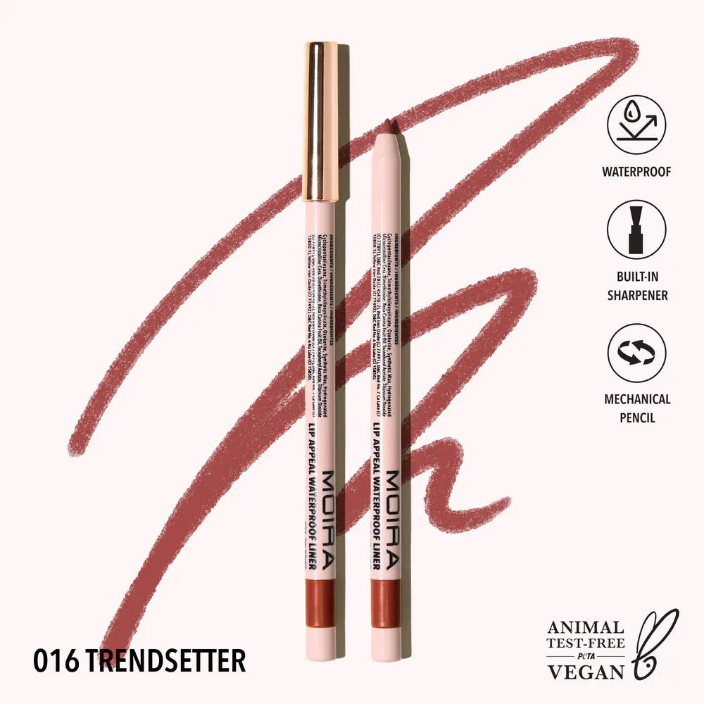 MOIRA Lip Appeal Waterproof Liner NAZ Beauty Shop Panama