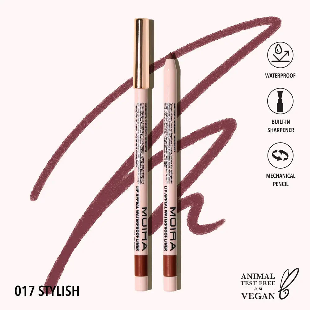 MOIRA Lip Appeal Waterproof Liner NAZ Beauty Shop Panama