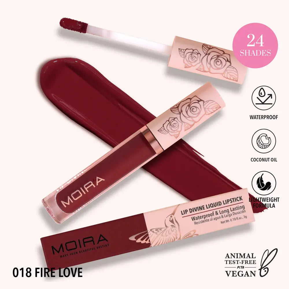 MOIRA Lip Divine Liquid Lipstick NAZ Beauty Shop Panama