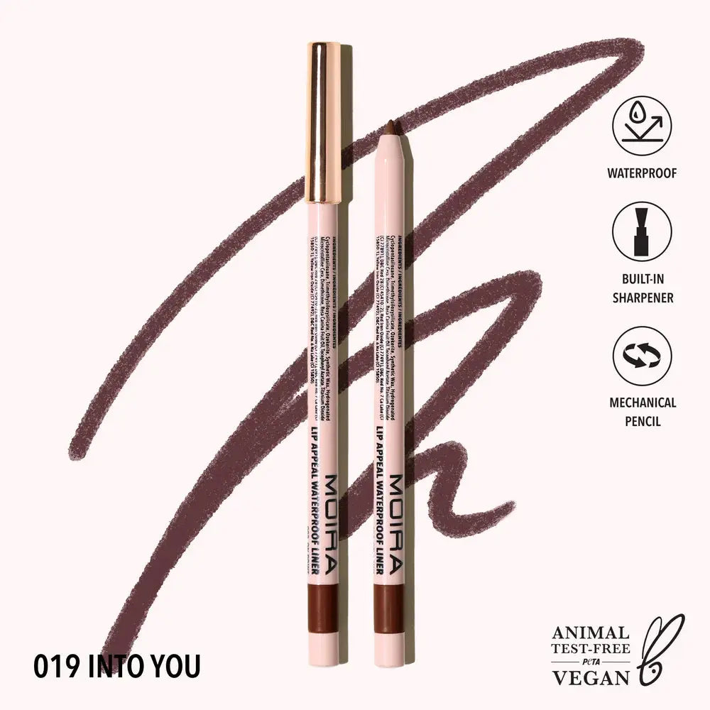 MOIRA Lip Appeal Waterproof Liner NAZ Beauty Shop Panama