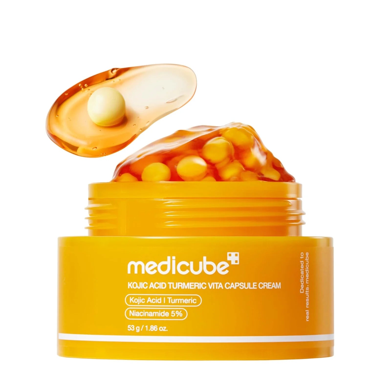 MEDICUBE Kojic Acid Turmeric Vita Capsule Cream | K-Beauty Skincare | Panamá | NAZ Beauty