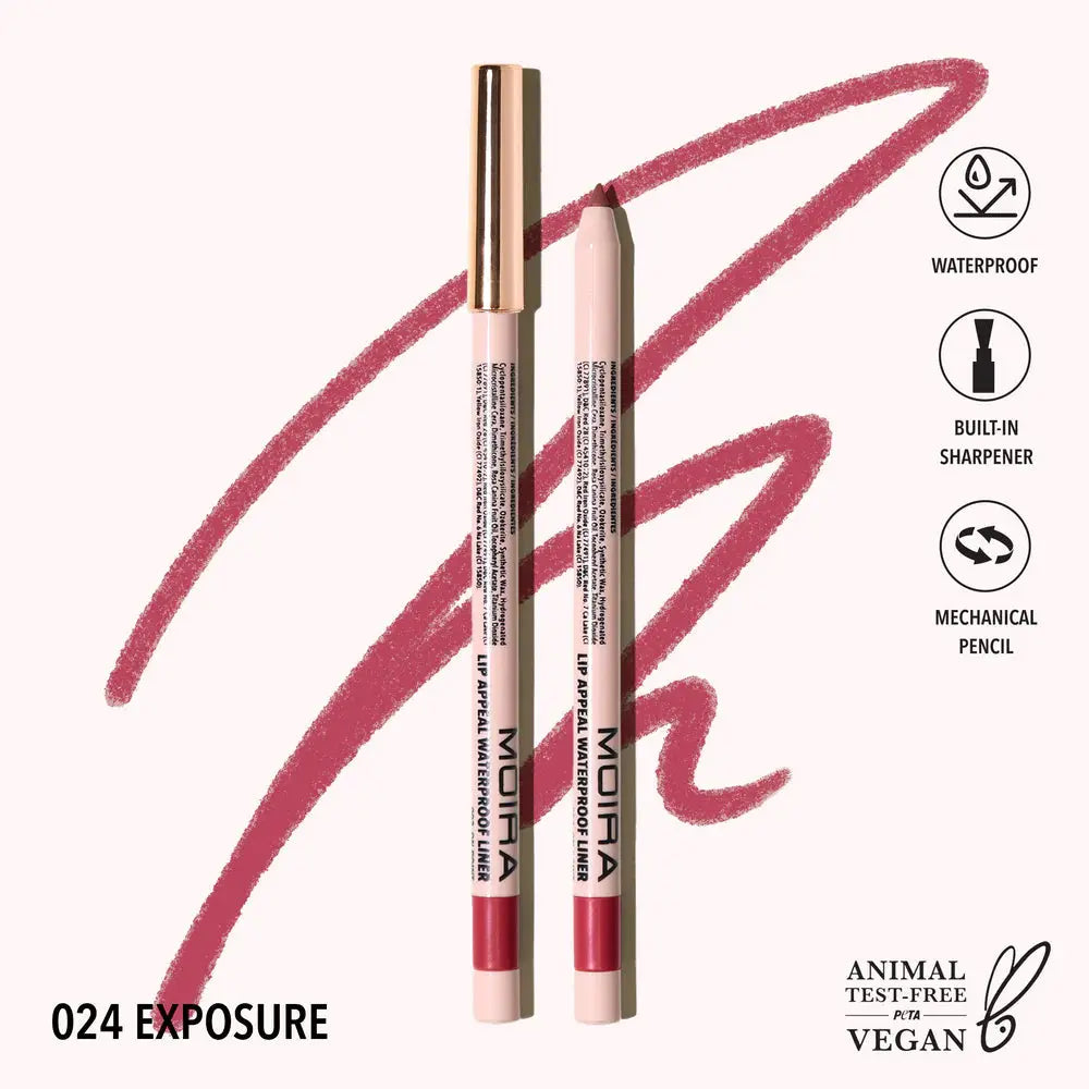MOIRA Lip Appeal Waterproof Liner NAZ Beauty Shop Panama