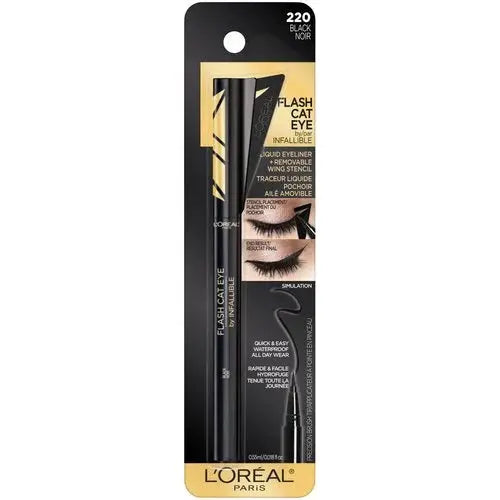 LOREAL Flash Cat Eyeliner Black NAZ Beauty Shop Panama