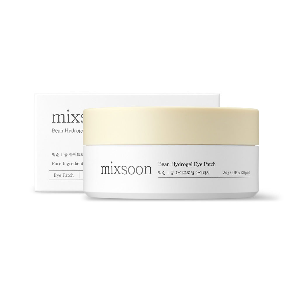 MIXSOON Bean Hydrogel Eye Patch – Parches de Ojos con Frijol Negro Fermentado | K-Beauty Skincare