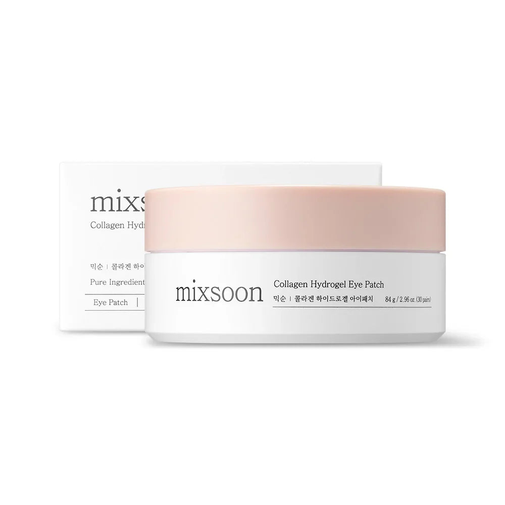 MIXSOON Collagen Hydrogel Eye Patch – Parches de Hidrogel Contorno de Ojos con Colágeno | K-Beauty Skincare