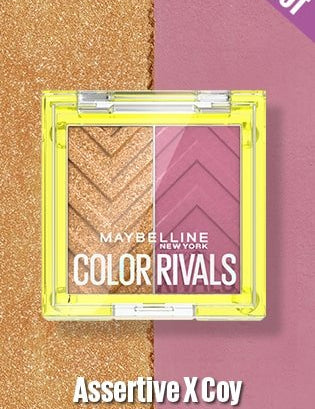 MAYBELLINE Color Rivals Eyeshadow Duo