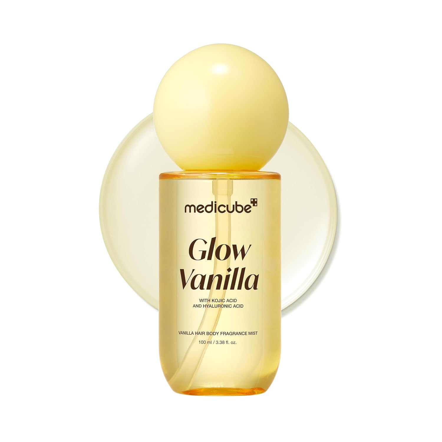 MEDICUBE Glow Vanilla Hair & Body Fragrance Mist 100ml – Bruma Perfumada para Cabello y Cuerpo | K-Beauty