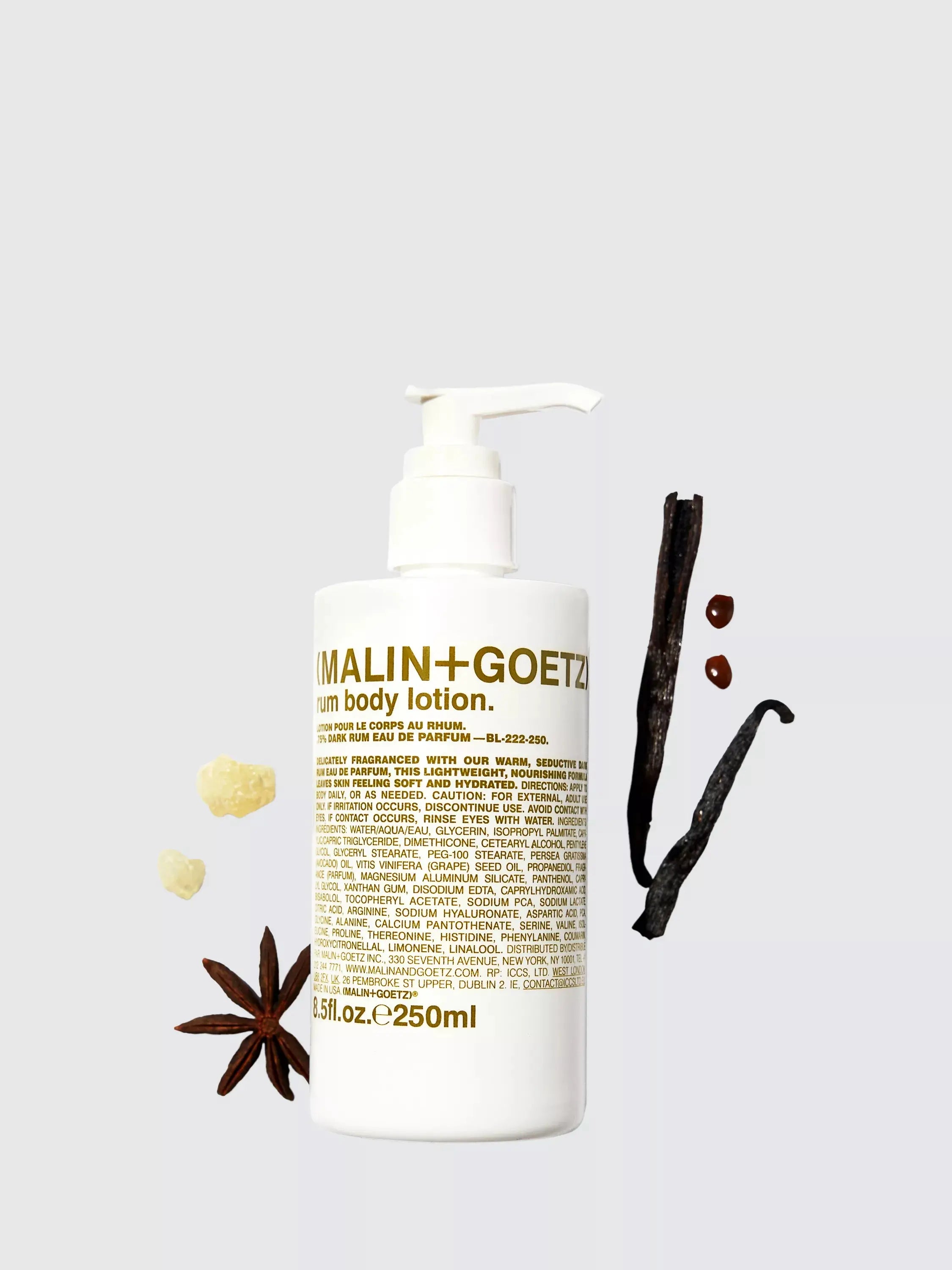MALIN GOETZ Rum Body Lotion NAZ Beauty Shop Panama