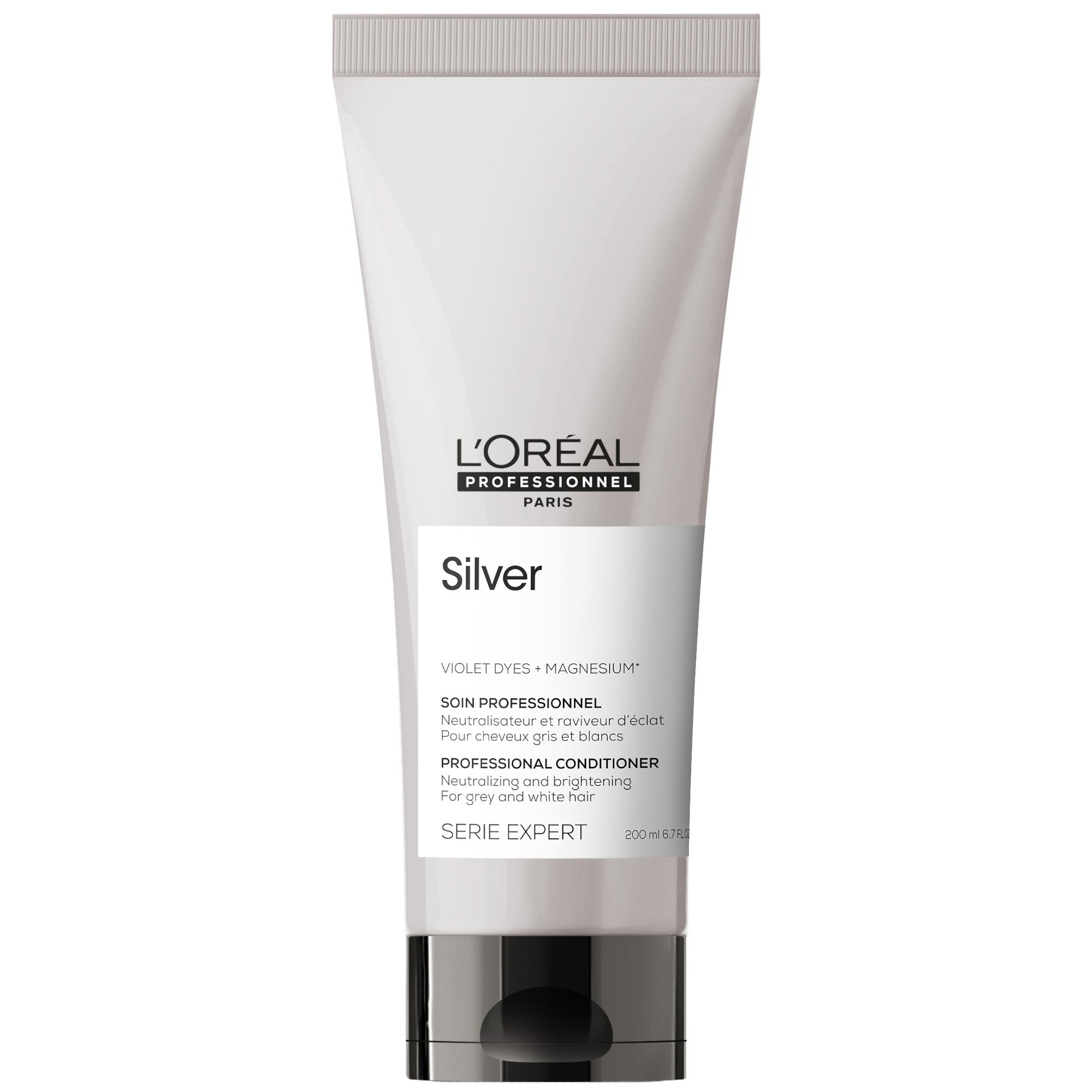 L'Oréal Professionnel Silver Conditioner 200ml - matizador para cabello gris y blanco Panamá