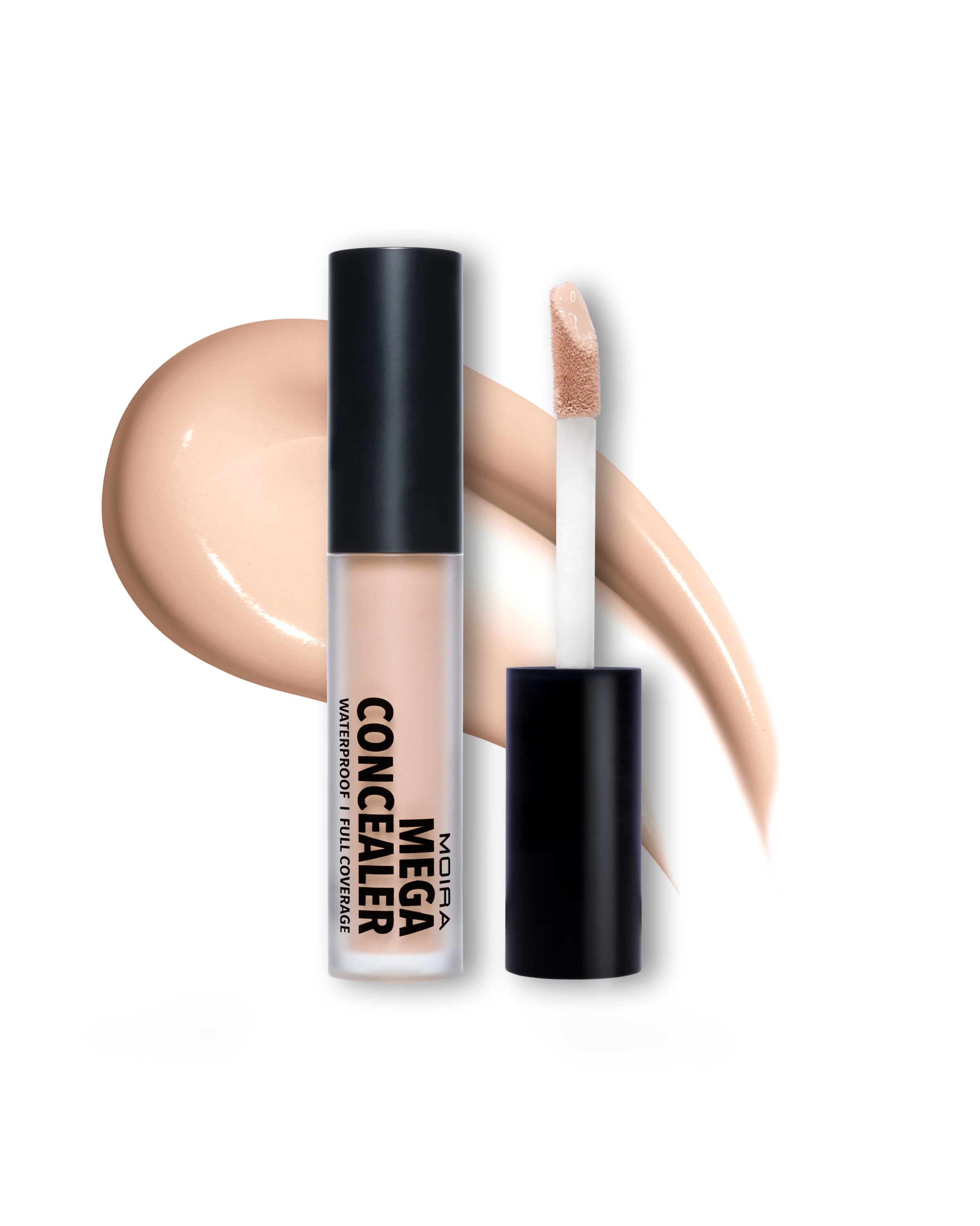 MOIRA Mega Waterproof Concealer – Corrector Líquido de Alta Cobertura Resistente al Agua | Makeup