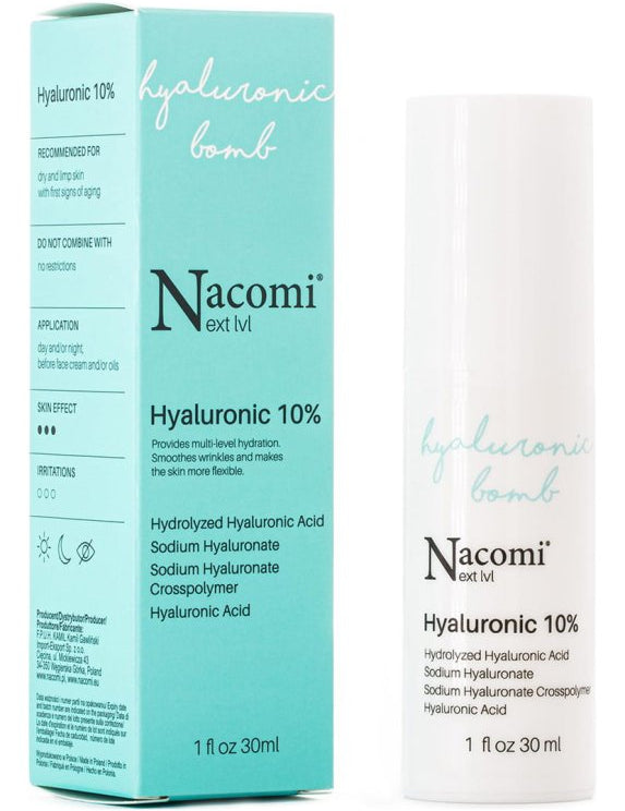 NACOMI Hyaluronic Acid 10% Face Serum Bomba de Hidratacion