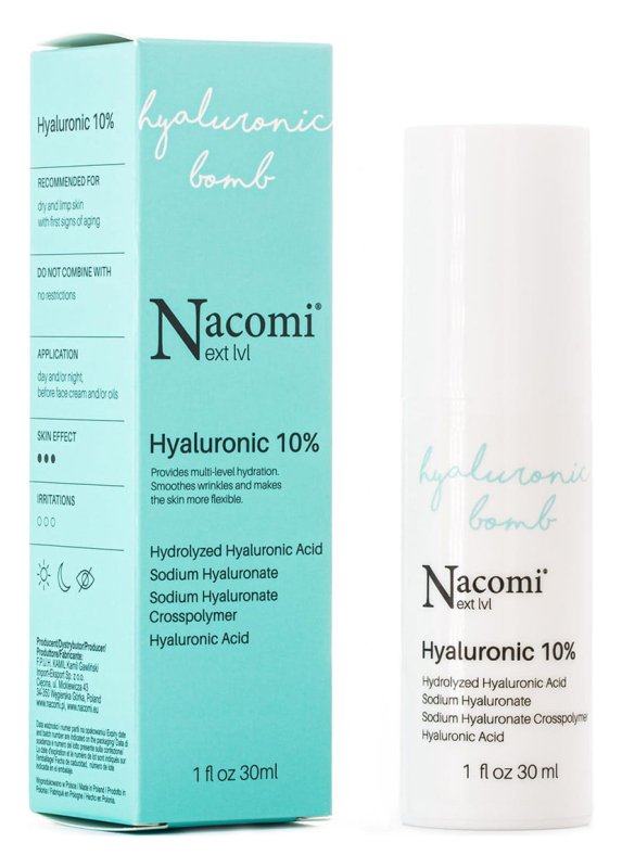 NACOMI Hyaluronic Acid 10% Face Serum Bomba de Hidratacion