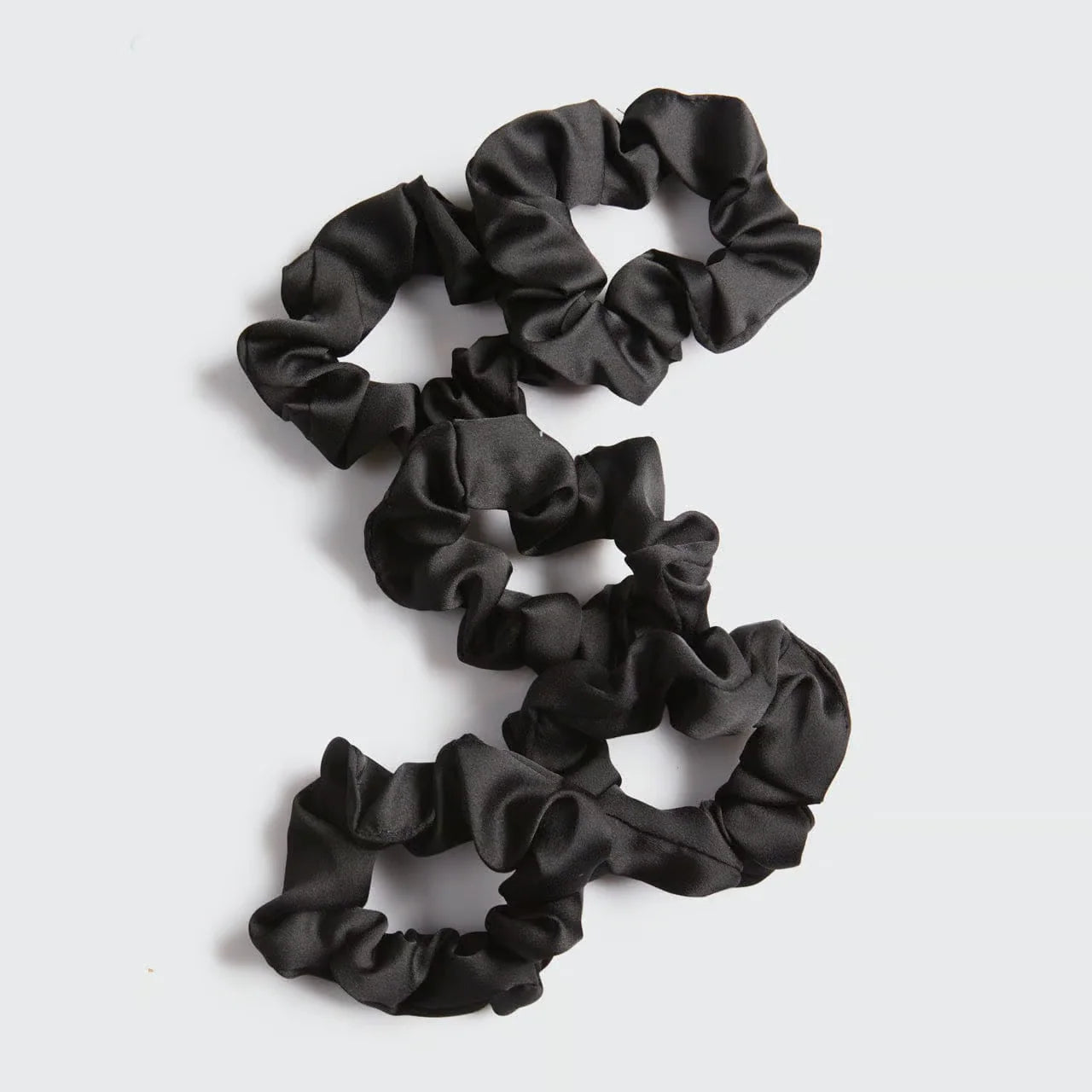 KITSCH Satin Sleep Scrunchi Black