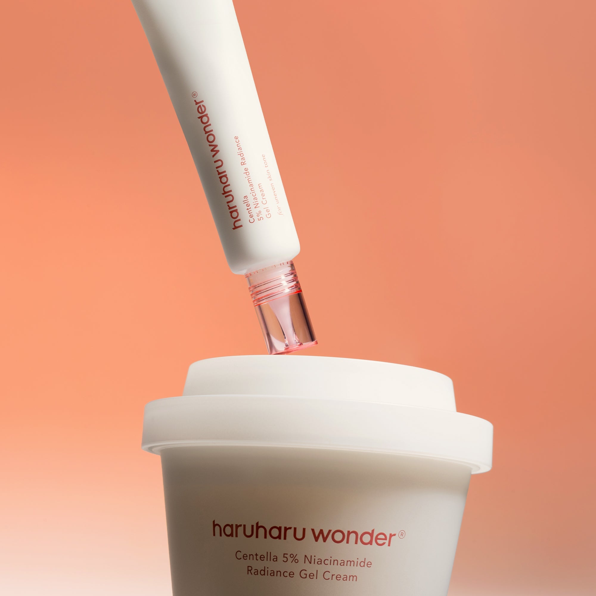 HARUHARU Centella Niacinamide Radiance Gel Cream 40g and 90g sizes comparison comprar en NAZ Beauty Shop Panama