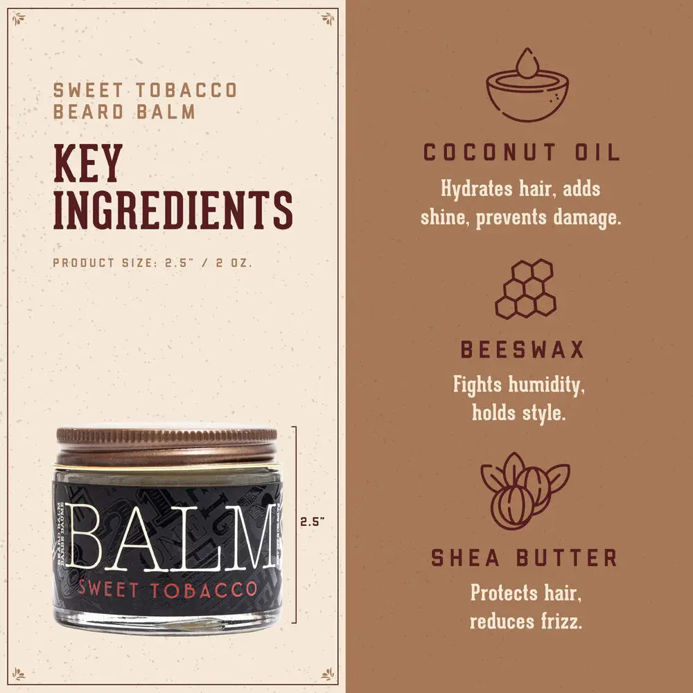 18.21 MAN MADE Beard Balm - Sweet Tobacco NAZ Beauty Shop Panama