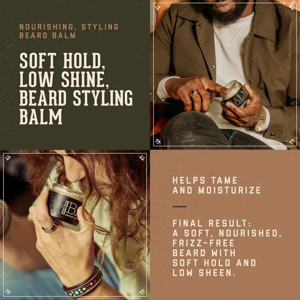 18.21 MAN MADE Beard Balm - Spiced Vanilla NAZ Beauty Shop Panama