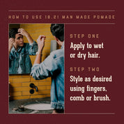 18.21 MAN MADE Pomade - Sweet Tobacco NAZ Beauty Shop Panama