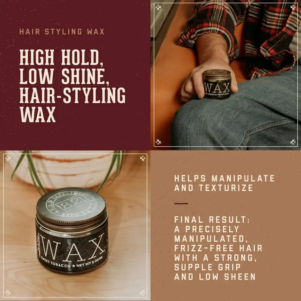 18.21 MAN MADE Hair Styling Wax - Sweet Tobacco NAZ Beauty Shop Panama