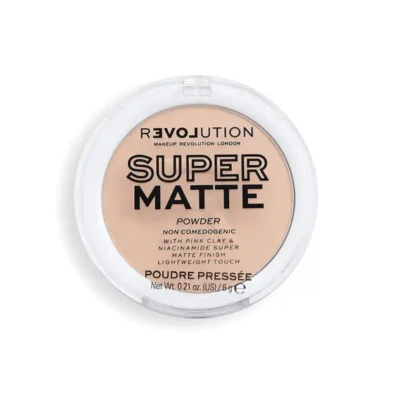 REVOLUTION Super Matte Pressed Powder  Vainilla NAZ Beauty Shop Panama