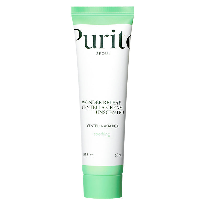 PURITO Wonder Releaf Centella Cream Unscented – Crema Calmante sin Fragancia con Centella | K-Beauty Skincare