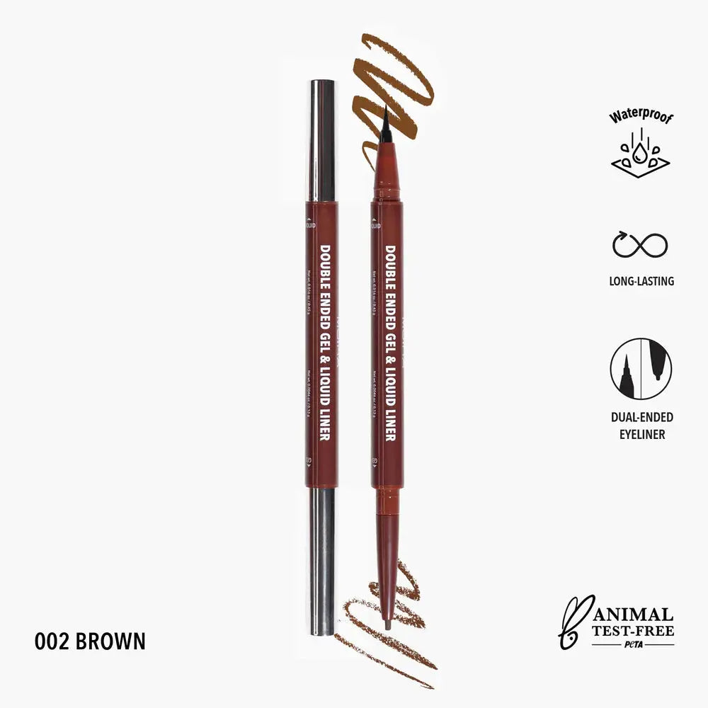 MOIRA Double Ended Gel & Liquid Liner NAZ Beauty Shop Panama