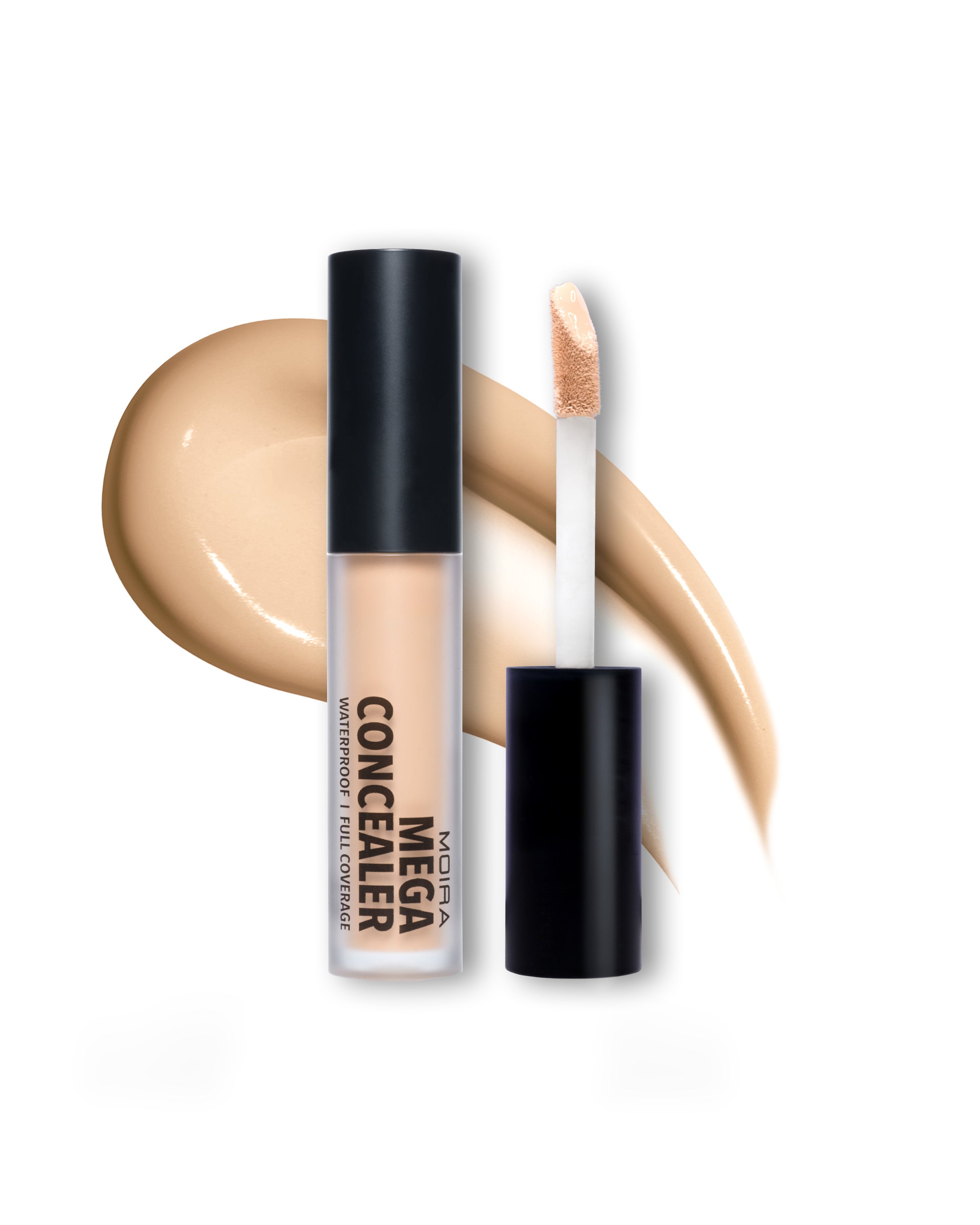 MOIRA Mega Waterproof Concealer – Corrector Líquido de Alta Cobertura Resistente al Agua | Makeup
