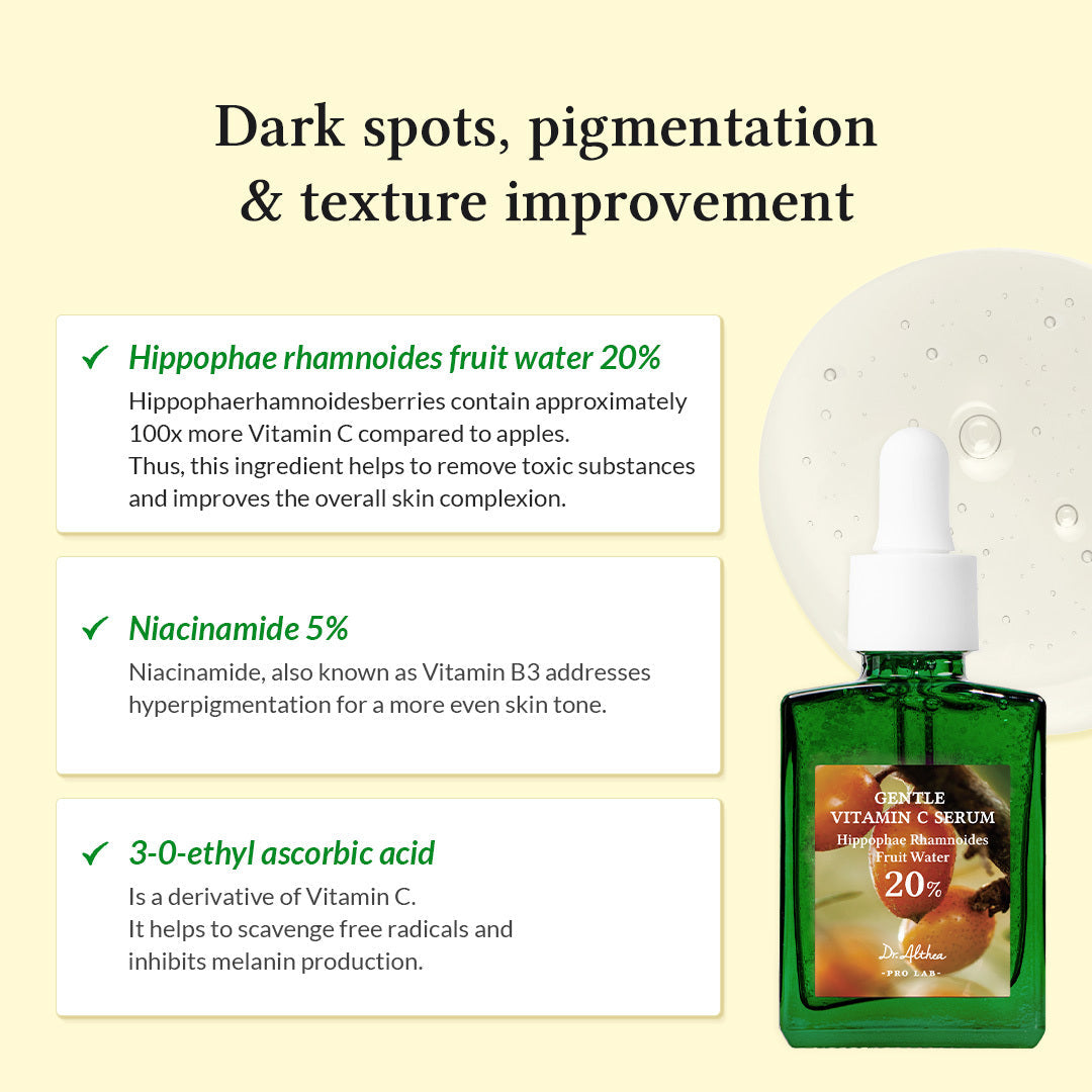 DR. ALTHEA Gentle Vitamin C Serum ingredients comprar en NAZ Beauty Shop Panama