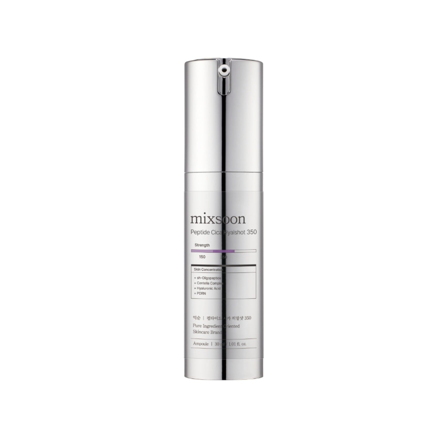 MIXSOON Peptide Cica Hyalshot 350 – Ampolla Concentrada con Péptidos y Centella | K-Beauty Skincare