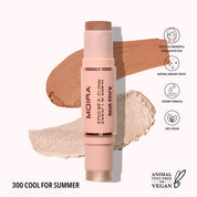 MOIRA Sculpt & Glow Duo Stick – Barra Bronceadora e Iluminadora 2 en 1 | Makeup