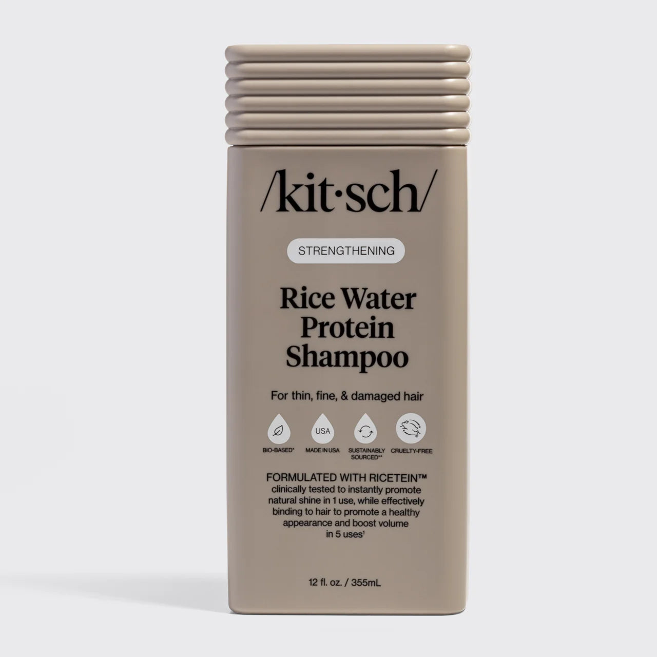 KITSCH Strengthening Rice Water Liquid Shampoo - Champú fortalecedor con agua de arroz