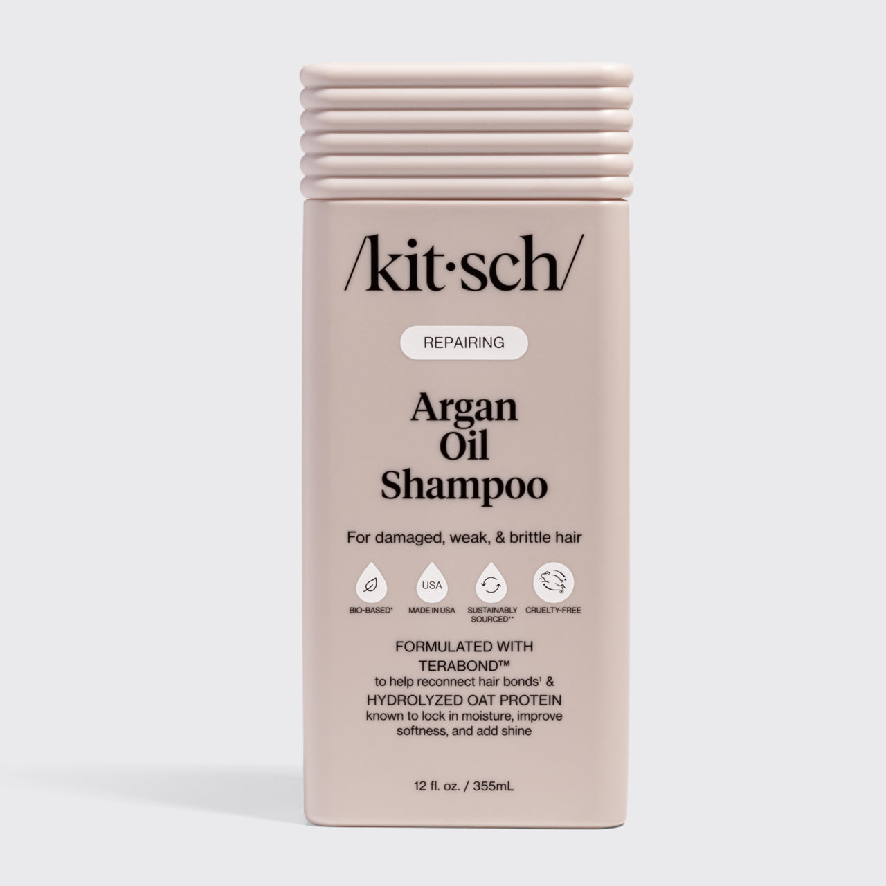 KITSCH Repairing Argan Oil Liquid Shampoo 12oz - Shampoo Reparador con Aceite de Argán