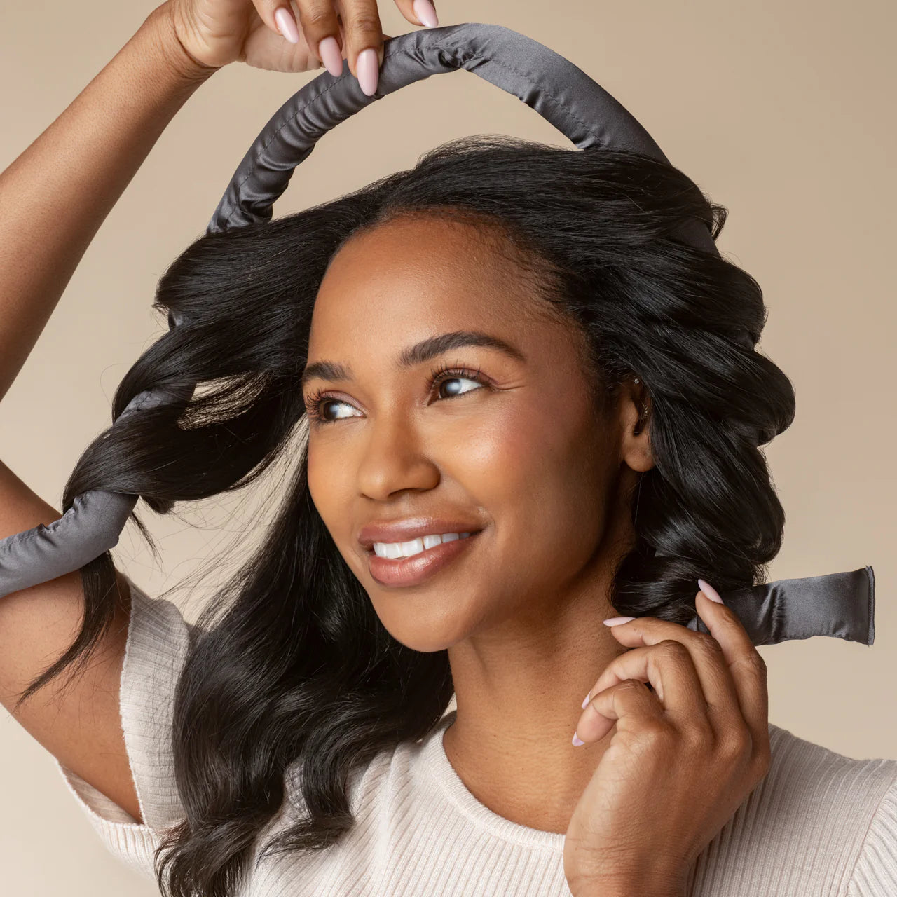 KITSCH Satin Heatless Curling Set - Set de rizadores sin calor