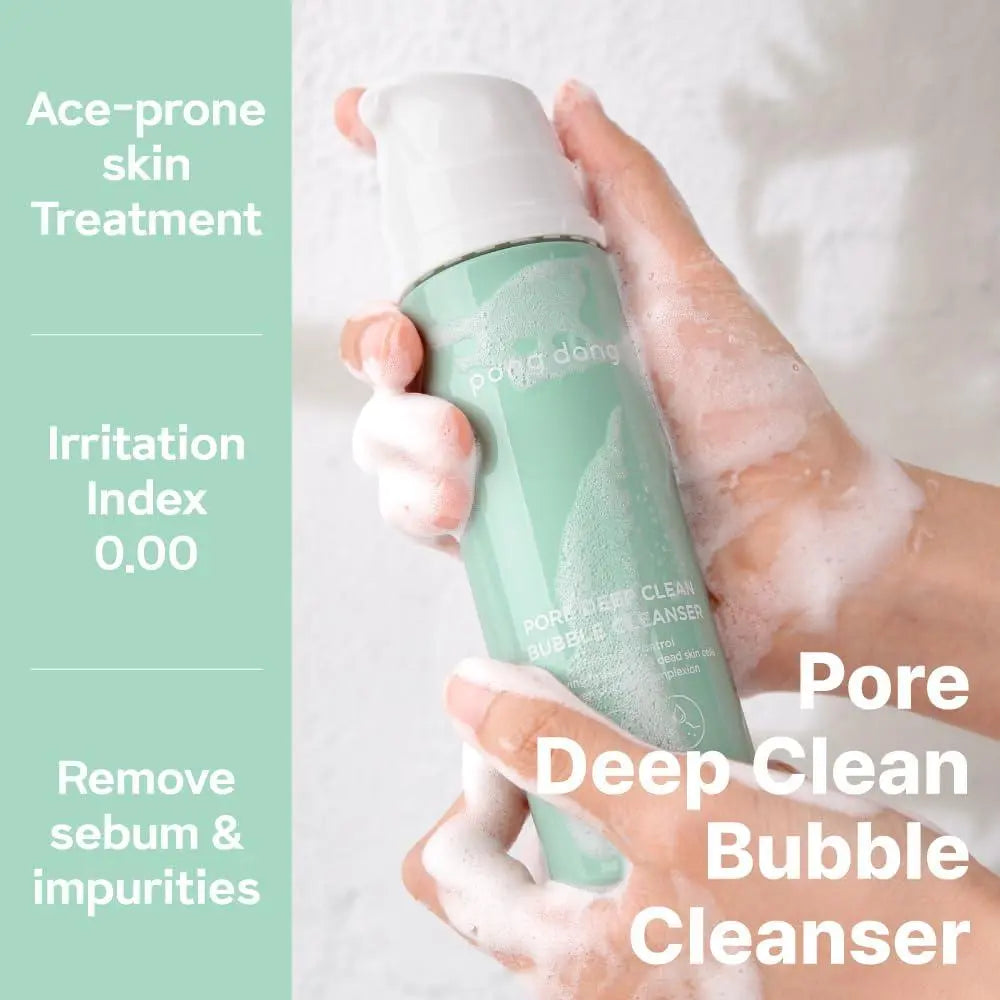 PONG DANG Bubble Cleanser – microburbujas AQUAXYL pH 5.5 Certificado KFDA piel grasa K-Beauty NAZ Beauty Shop Panama