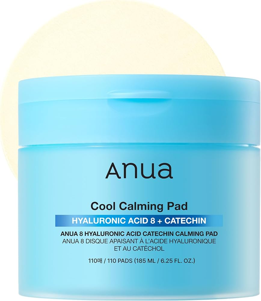 ANUA 8 Hyaluronic Acid Catechin Calming Pad | K-Beauty Skincare | Panamá | NAZ Beauty