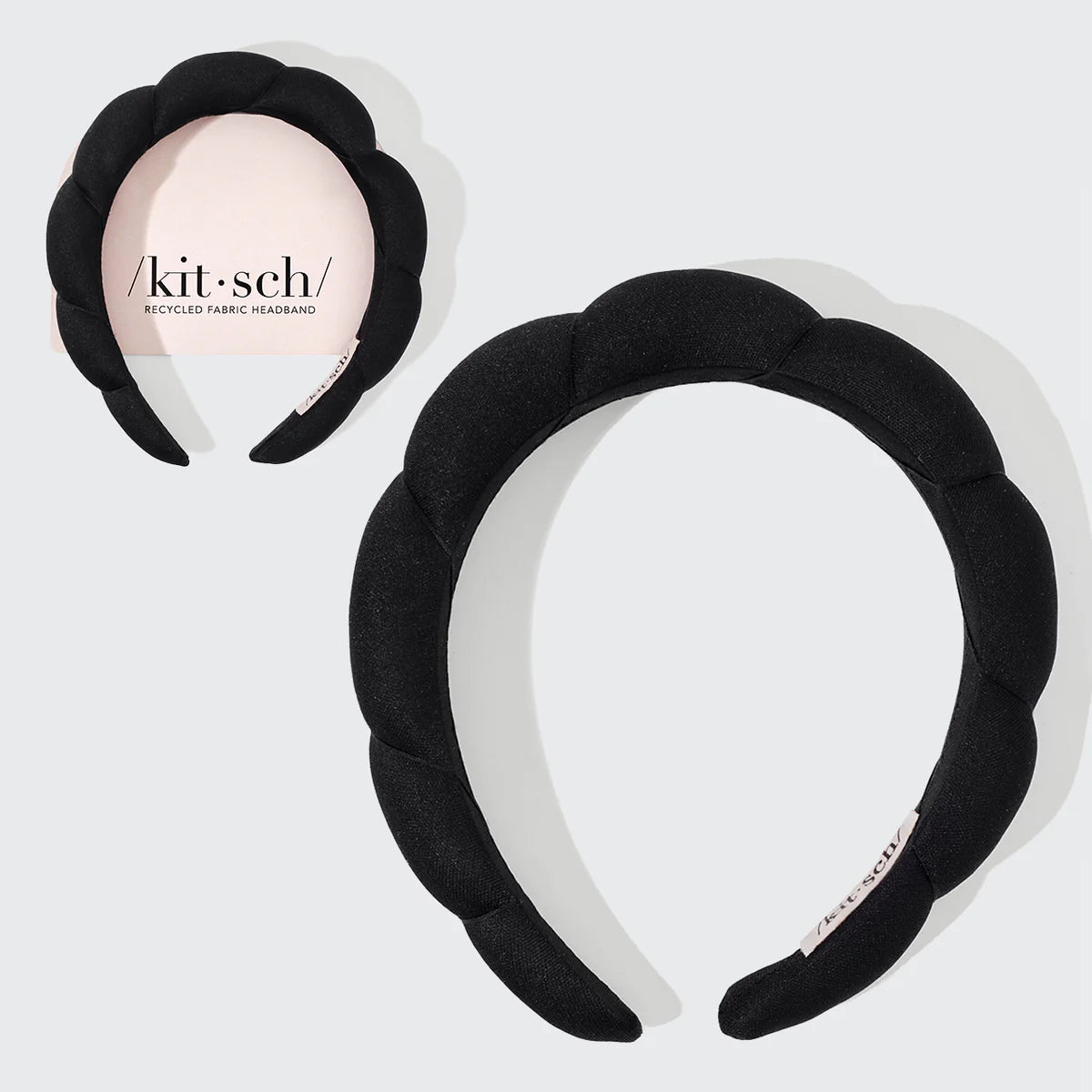 KITSCH Puffy Headband - Diadema nube negra