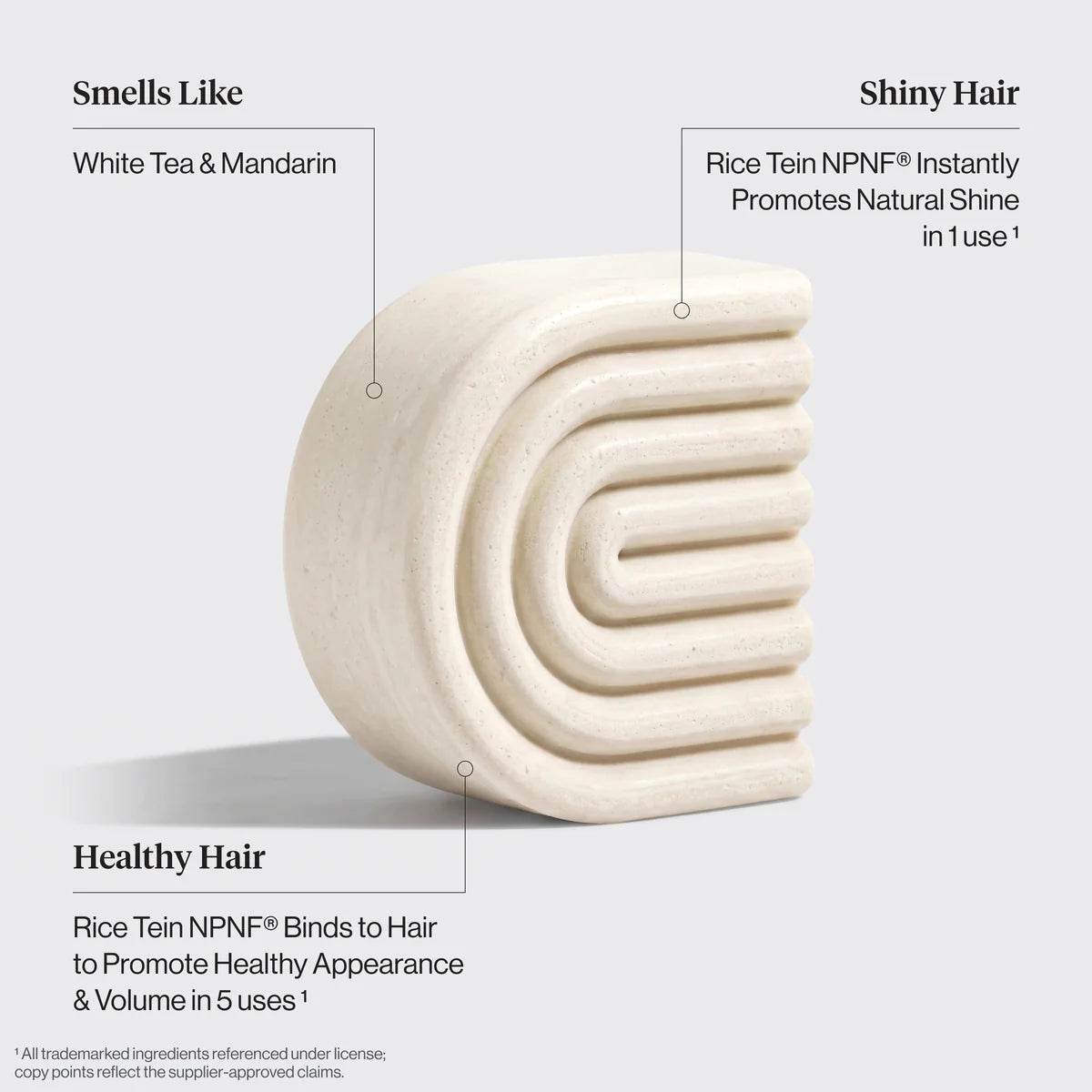 KITSCH Strengthening Rice Water Protein Solid Conditioner Bar - Acondicionador en barra de agua de arroz para el crecimiento del cabello