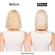 Detalle de etiqueta Silver Conditioner L'Oréal Professionnel para cabello canoso