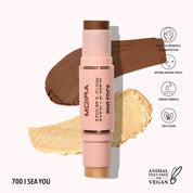 MOIRA Sculpt & Glow Duo Stick – Barra Bronceadora e Iluminadora 2 en 1 | Makeup