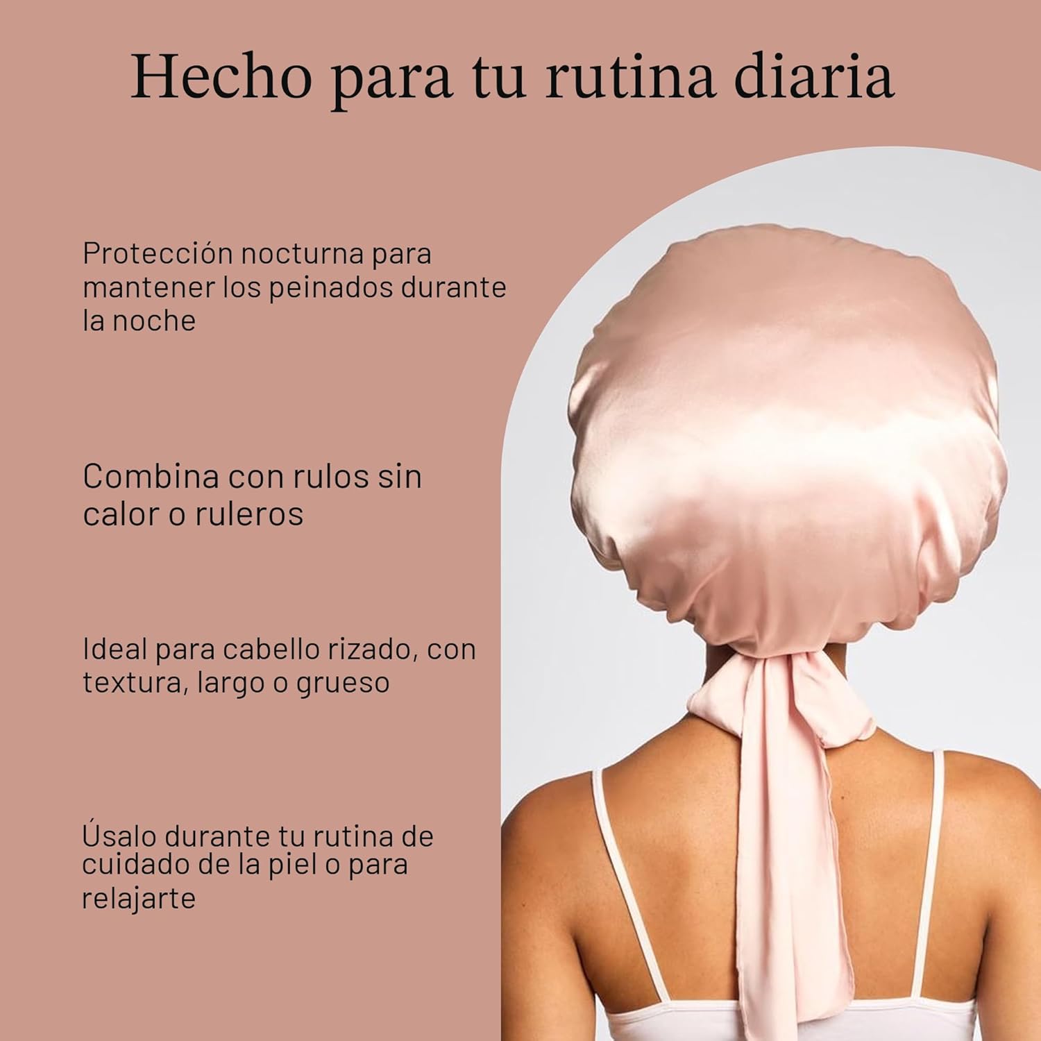 KITSCH Oversized Satin Bonnet