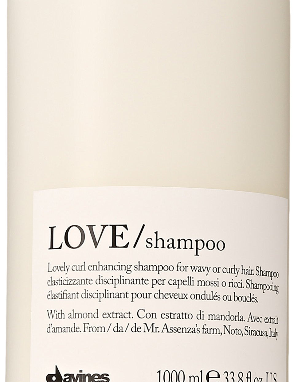 DAVINES Love Curl Shampoo 75ml, 250ml y 1L – Hidratación y definición del rizo natural | NAZ Beauty Panamá