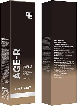 MEDICUBE Age-R Glutathione Glow Toner – Tónico Iluminador con Glutatión Luminosidad y Antioxidante | K-Beauty Skincare