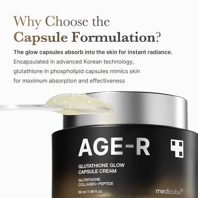 MEDICUBE Age-R Glutathione Glow Capsule Cream en Panamá — NAZ Beauty Shop