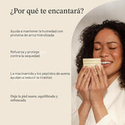 KITSCH Rice Water Protein Face & Body Wash Bar - Barra Limpiadora de Agua de Arroz para Rostro y Cuerpo