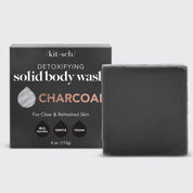KITSCH Charcoal Detoxifying Solid Body Wash - Gel corporal desintoxicante de carbón vegetal