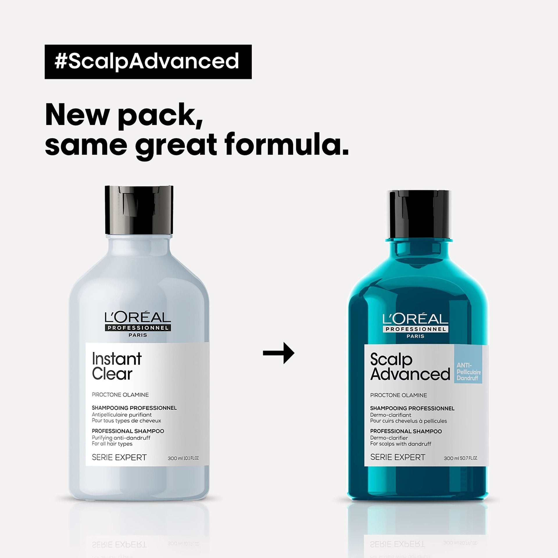 Detalle de etiqueta Scalp Dermo-Regulator Shampoo L'Oréal Professionnel